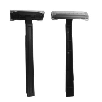 Front And Back Of Black Twin Razor (Product Image)