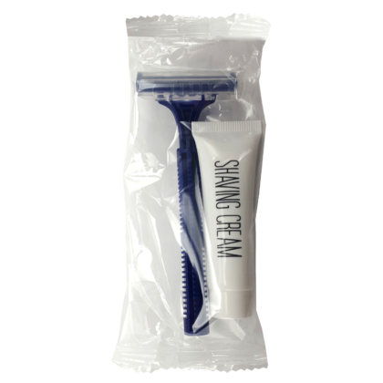 Packaged Generic Razor And Shave Cream (Product Image)