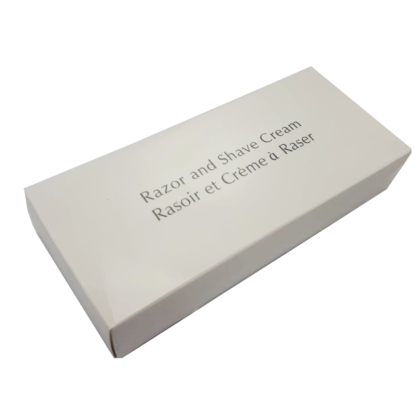 Boxed Razor and Shave Cream (Product Image)