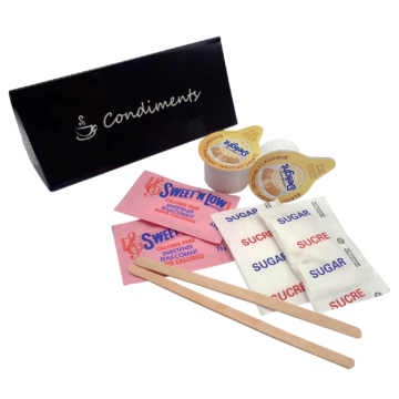 Inside the Generic Condiment Kit Boxed (Product Image)
